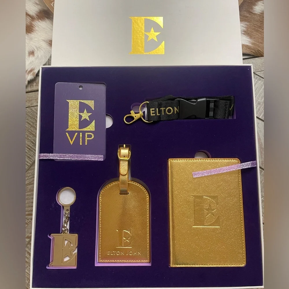 Official Elton John Farewell Yellow Brick Road Tour VIP Gift Set